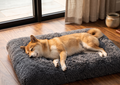 PawComfort CloudRest™ — Extra-Thick Faux-Fur Plush Mat Bed for Dogs Who Love to Stretch Out