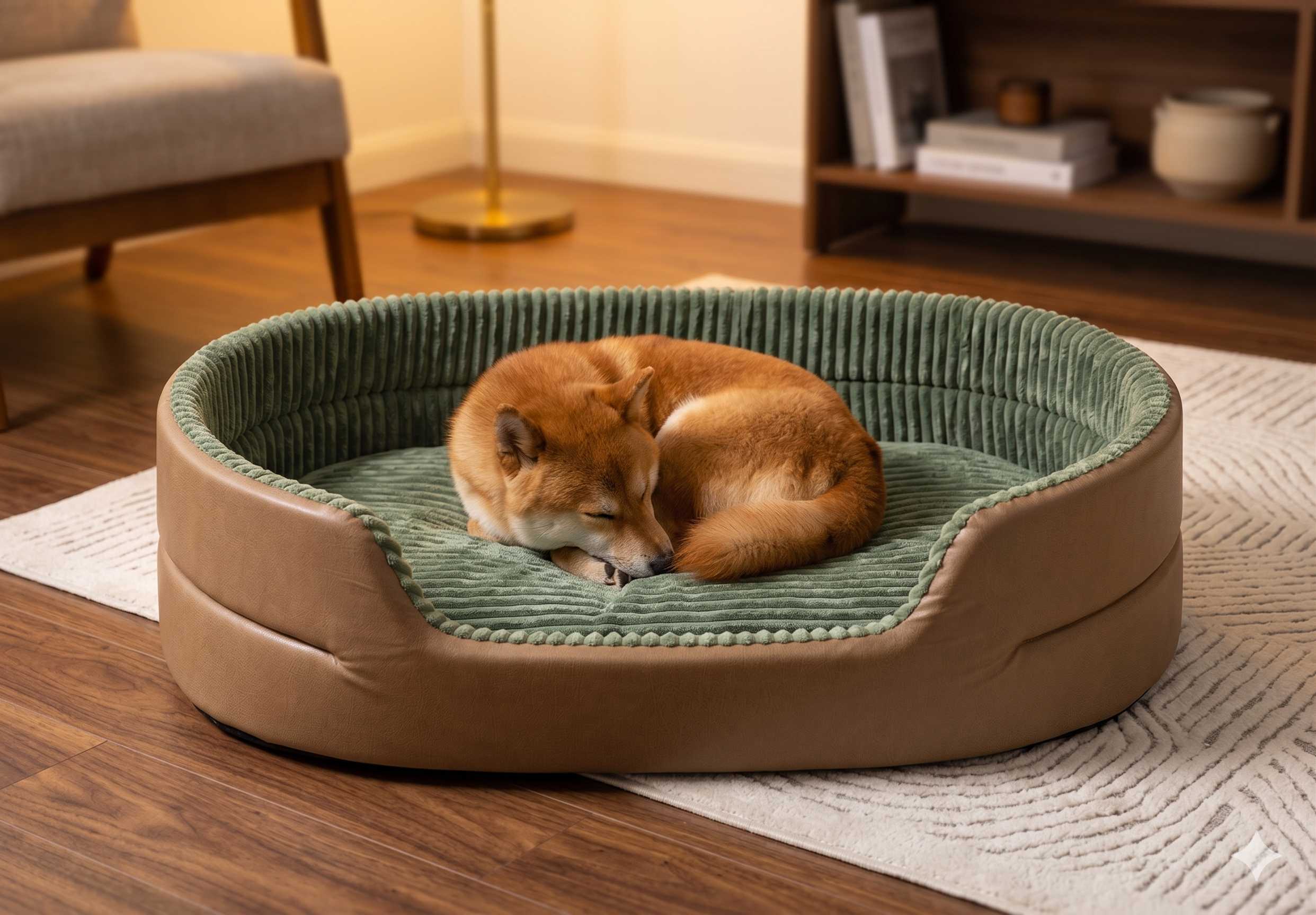 PawComfort OrthoNest™ — Low-Entry Orthopedic Bolster Bed for Senior Dogs with Joint Pain