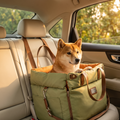 PawComfort SafeRide™ — Elevated Car Booster Seat & Travel Kennel for Dogs